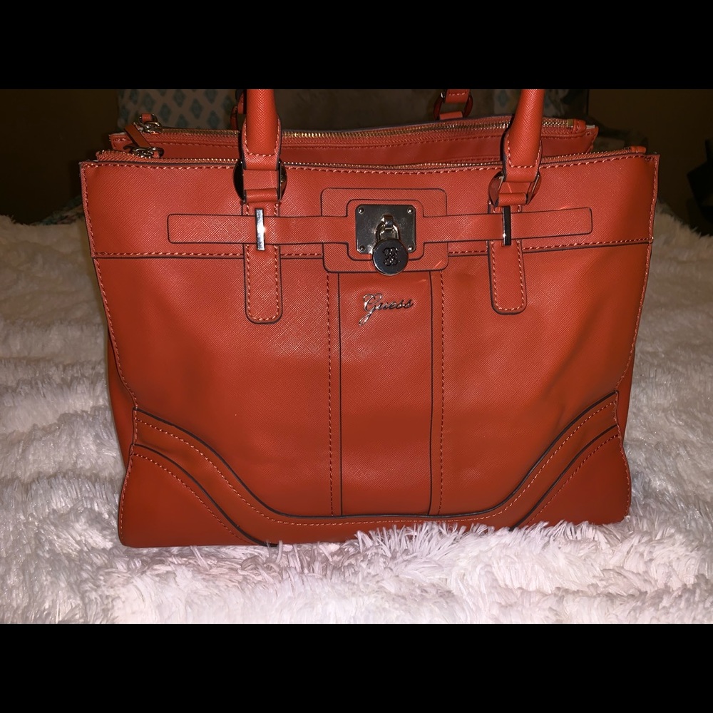 Guess 🧡 Brand Orange Tote Bag